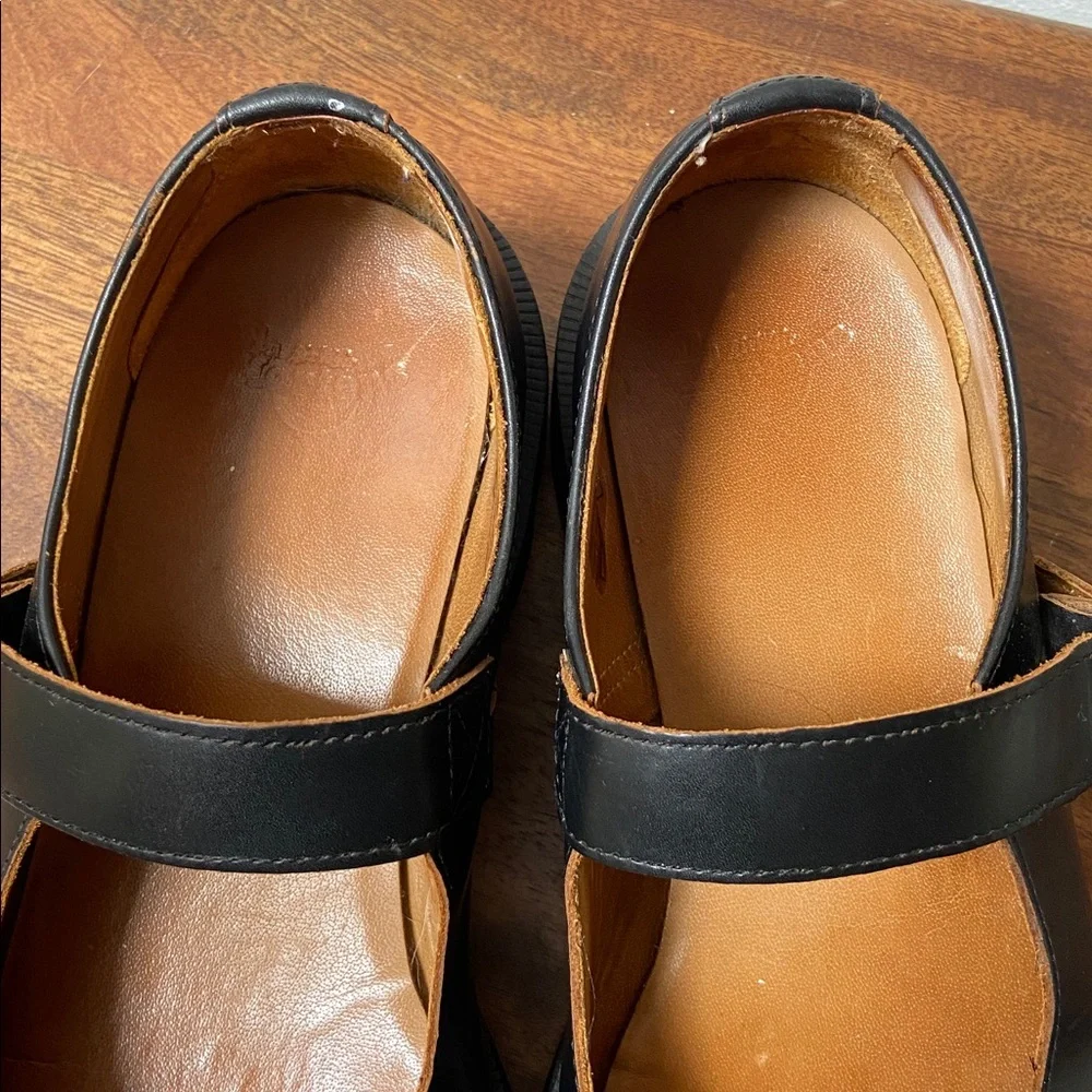 Dr. Martens Vintage Indica Black Mary Jane Leather Shoes - Picture 9 of 10